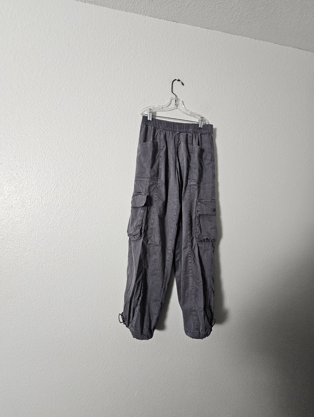 C&c California Womens  Gray Cargo Jogger Pant Sz XS